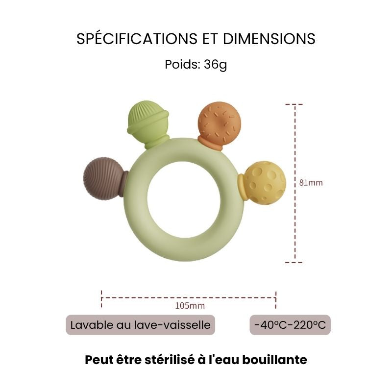Anneaux de dentition Friandise Silicone