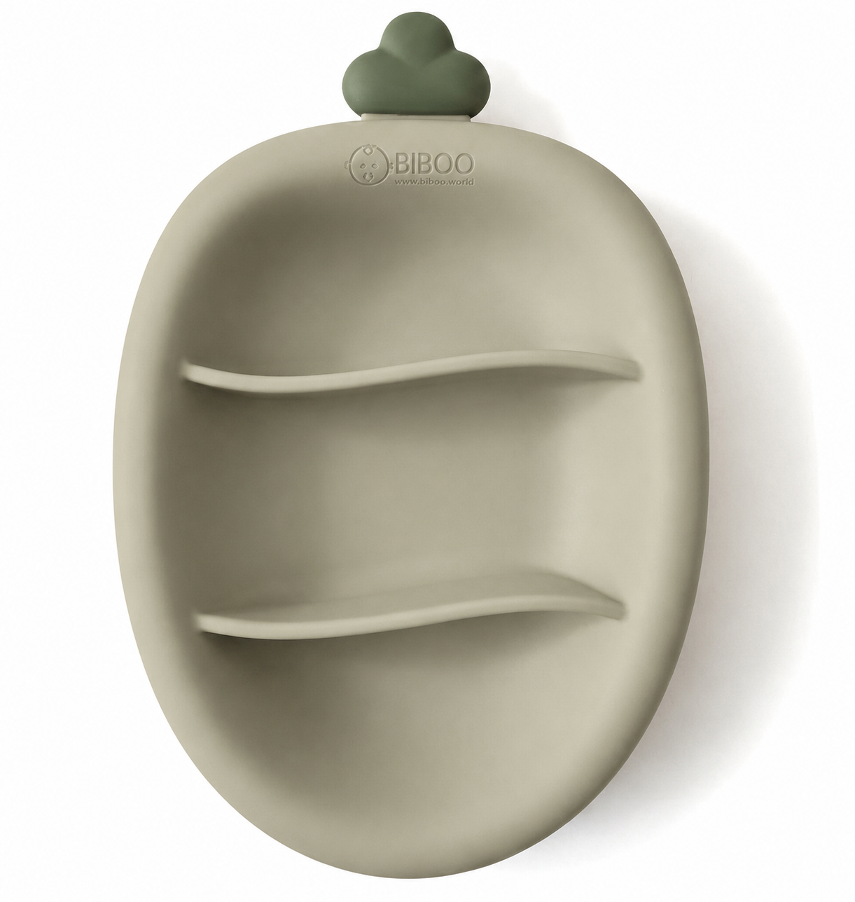 Assiette Bebe Silicone 3 Compartiments Carotte