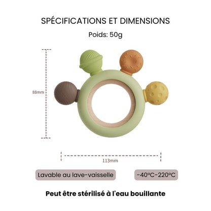 Anneaux de dentition Friandise Bois