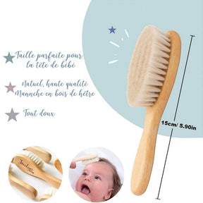 Brosse et Peigne bébé personnalisé - OBIBOO