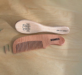 Brosse et Peigne bébé personnalisé - OBIBOO