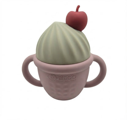 Tasse crème glacée, duo de coloris gourmands