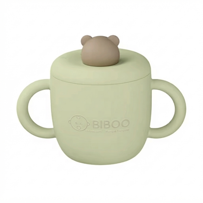Tasse bébé 3-en-1 ourson, prise en main facile