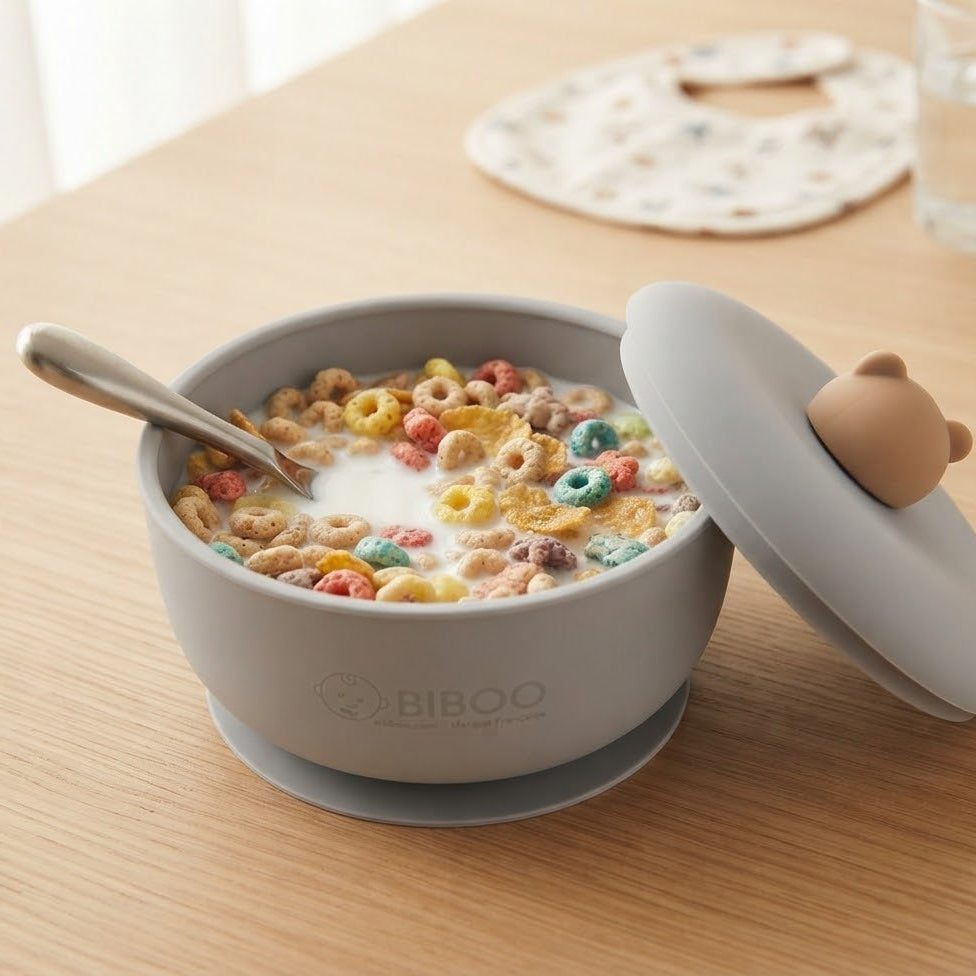 Collection bol ourson en silicone, vue d'ensemble