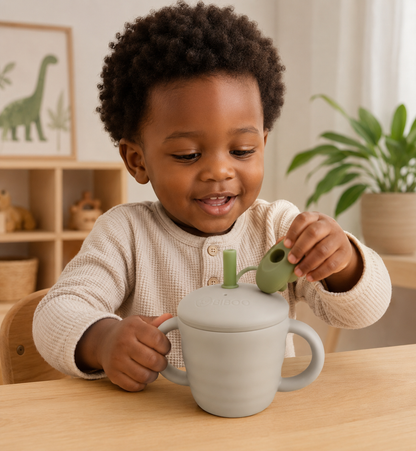 🥕Tasse d’Apprentissage Bébé 3-en-1 Carotte