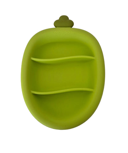 Assiette Bebe Silicone 3 Compartiments Carotte