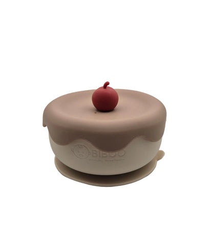 Bol bébé en silicone souple incassable, détail