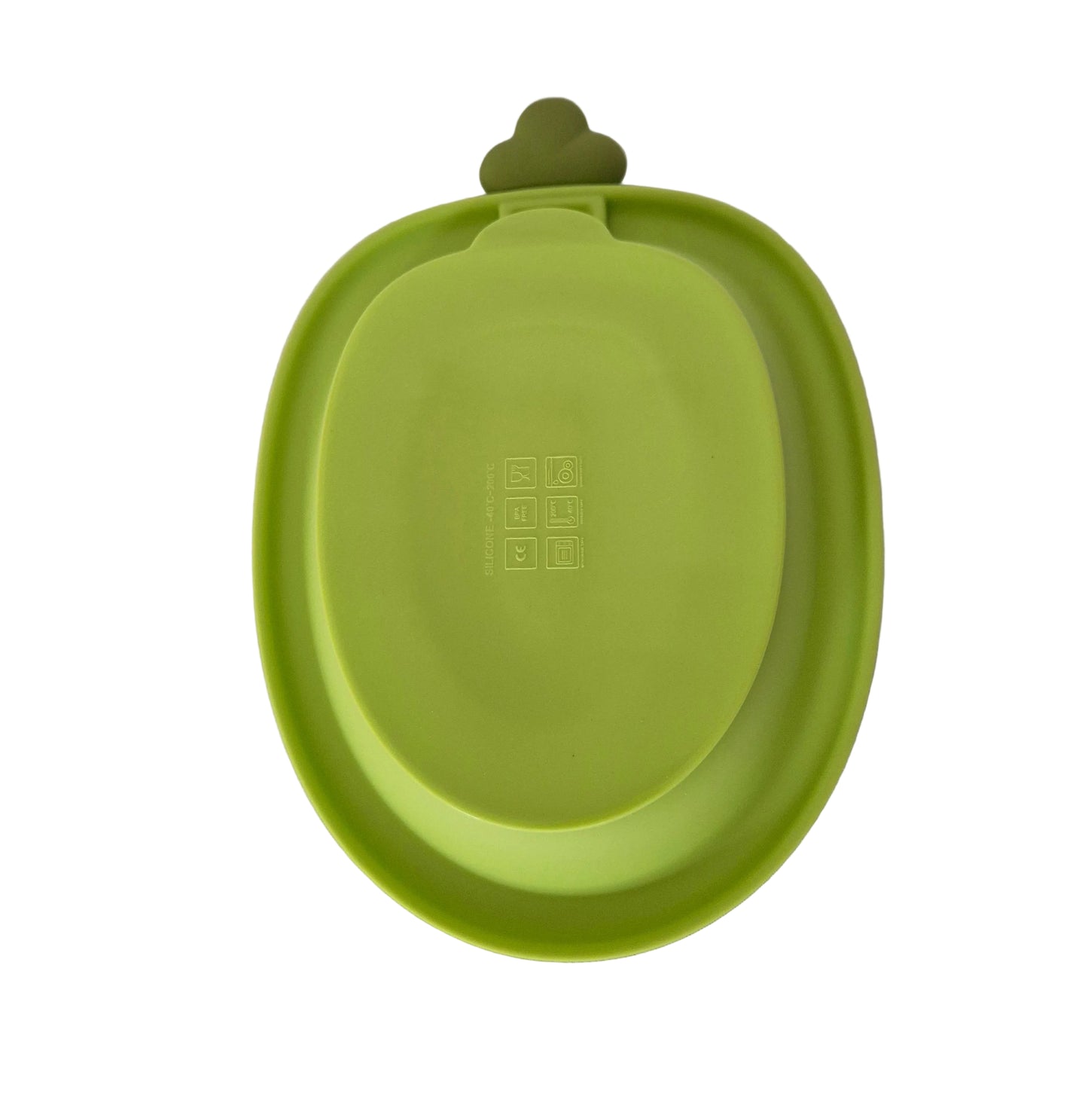 Assiette Bebe Silicone 3 Compartiments Carotte
