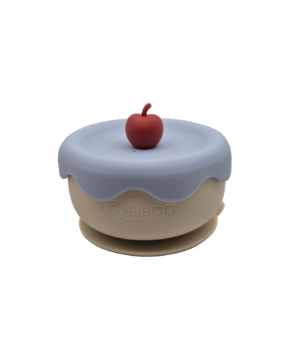 Bol crème glacée en silicone, duo de coloris pastel