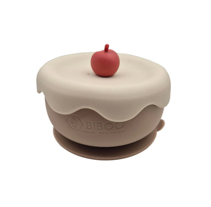 Bol crème glacée en silicone, coloris au choix