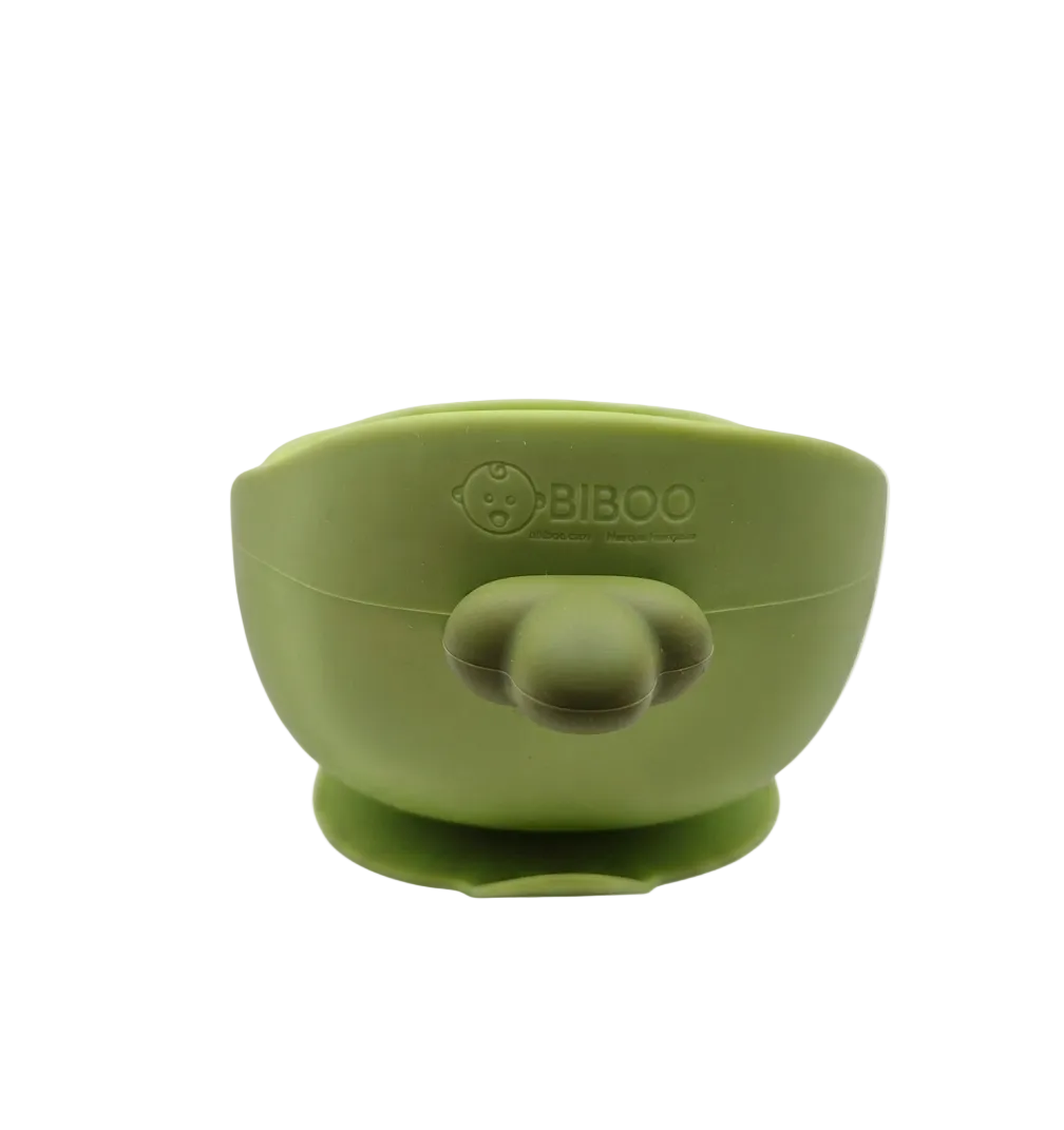 🥕Bol d’Apprentissage Bébé en Silicone Carotte