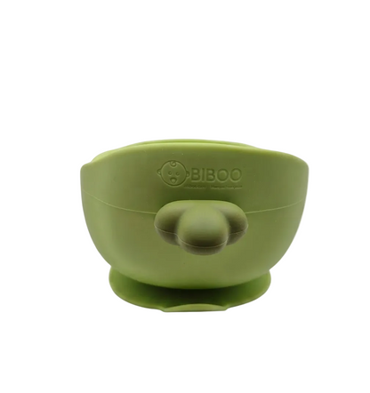 🥕Bol d’Apprentissage Bébé en Silicone Carotte