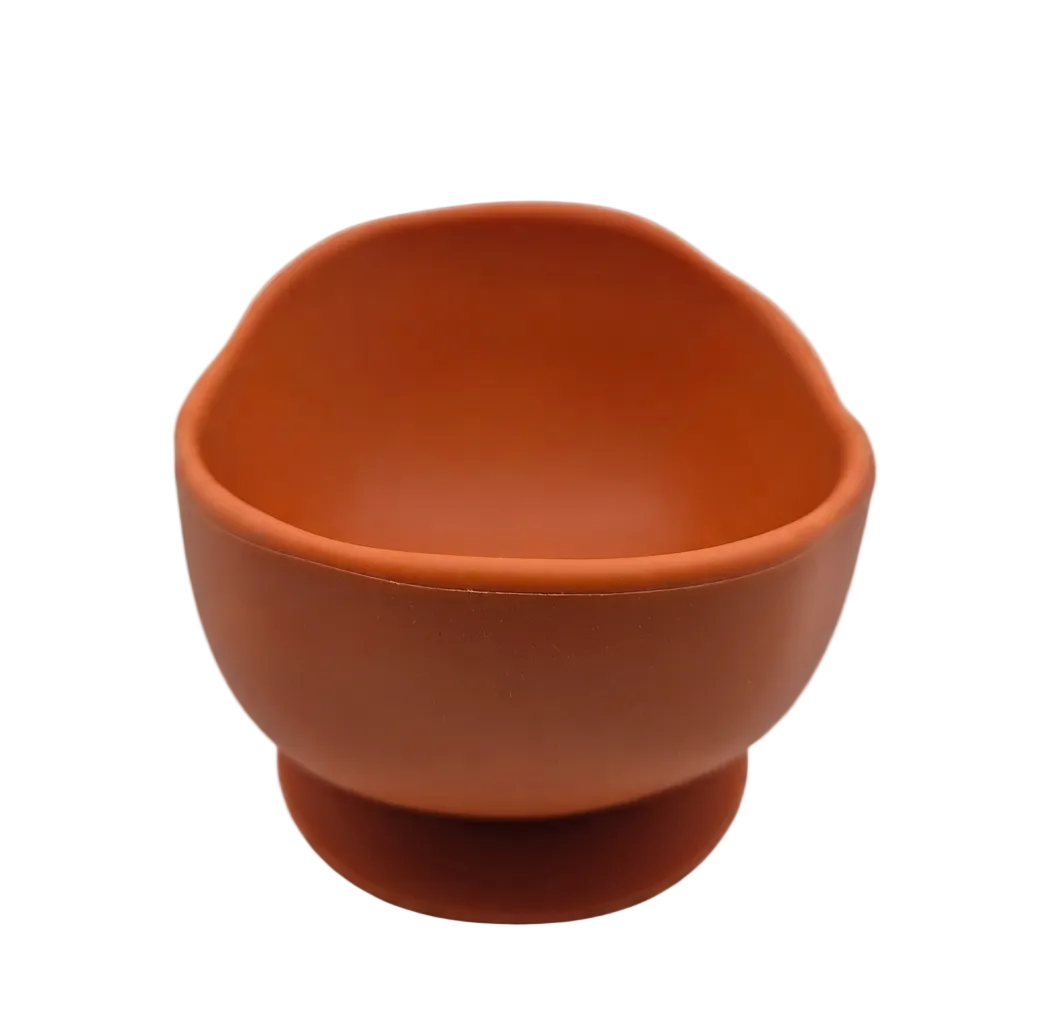🥕Bol d’Apprentissage Bébé en Silicone Carotte